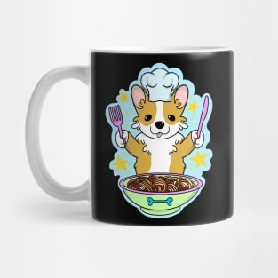 Cute Chef Corgi Mug